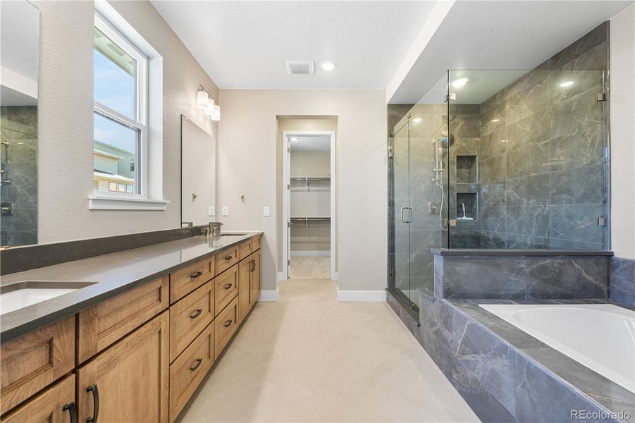 Furnished interior view inside a new home in Legends at Lyric, Lone Tree (Image 16).