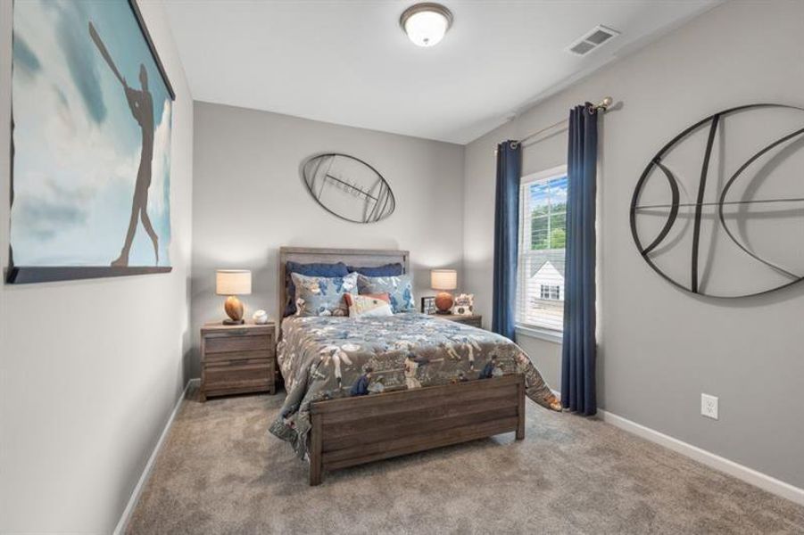 Furnished interior view inside a new home in Victoria Heights, Dallas (Image 31).