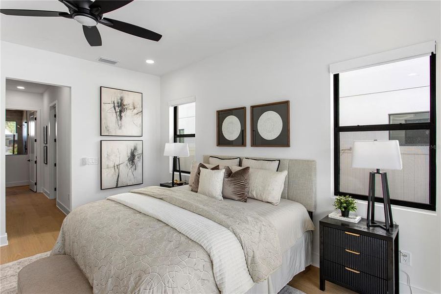 Furnished interior view inside a new home in , Tampa (Image 63).