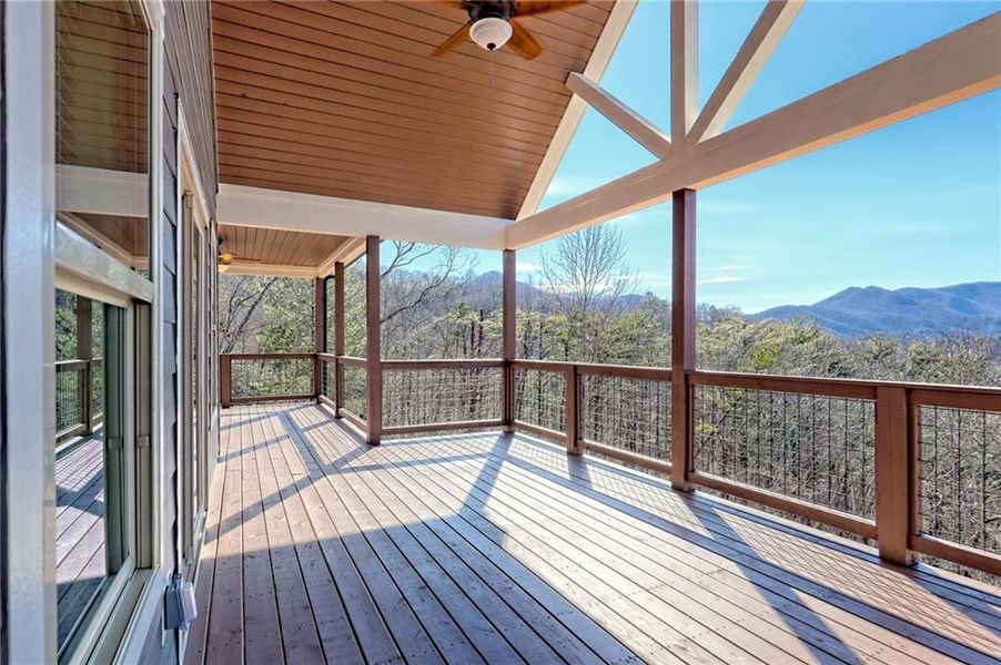 Exterior details and patio area of a home in , Hiawassee (Image 26).