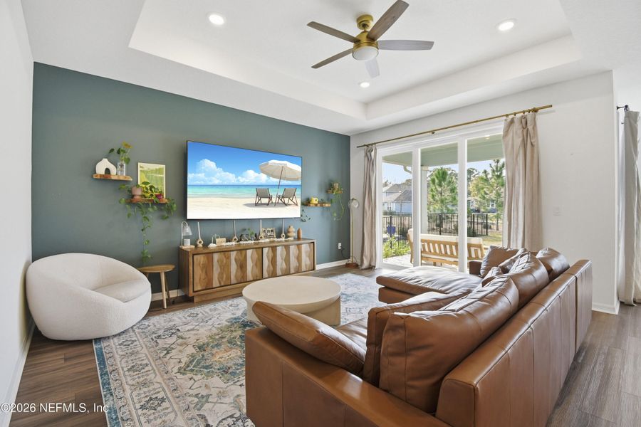 Furnished interior view inside a new home in , St. Augustine (Image 9).