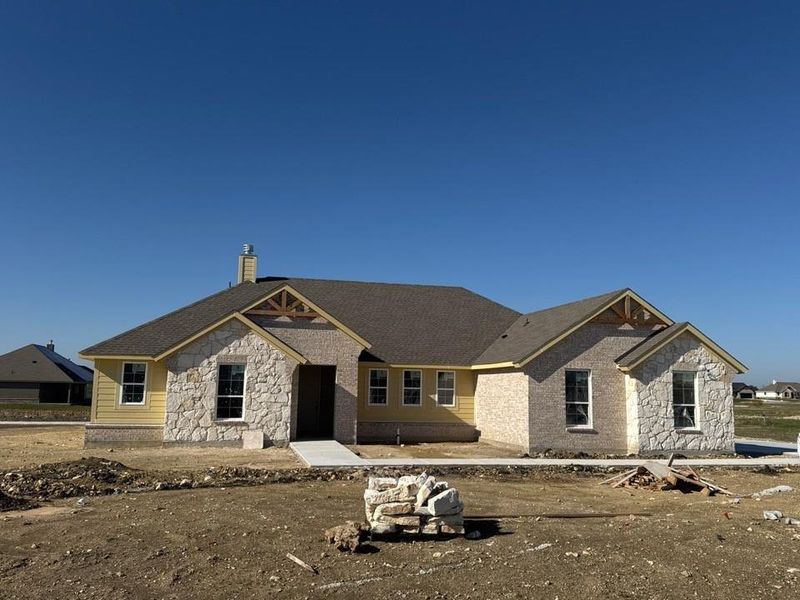 In-progress construction of a new home in Fairview Meadows, New Fairview, TX (Image 12).