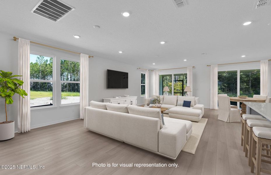 Furnished interior view inside a new home in Del Webb Saint Johns, St. Johns (Image 4).