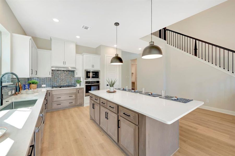 Furnished interior view inside a new home in South Pointe  Cottage Series, Mansfield (Image 12).
