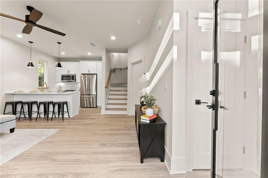 Furnished interior view inside a new home in , Gainesville (Image 6).