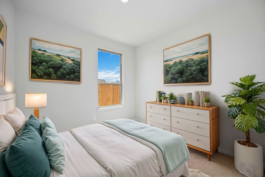 Virtually staged representation of the floor plan. Actual home features, colors, and details may vary. Virtually staged representation of the floor plan. Actual home features, colors, and details may vary.