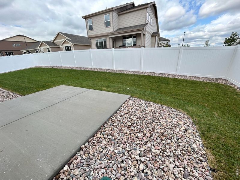 Exterior details and patio area of a home in Union Colony West, Greeley (Image 3).