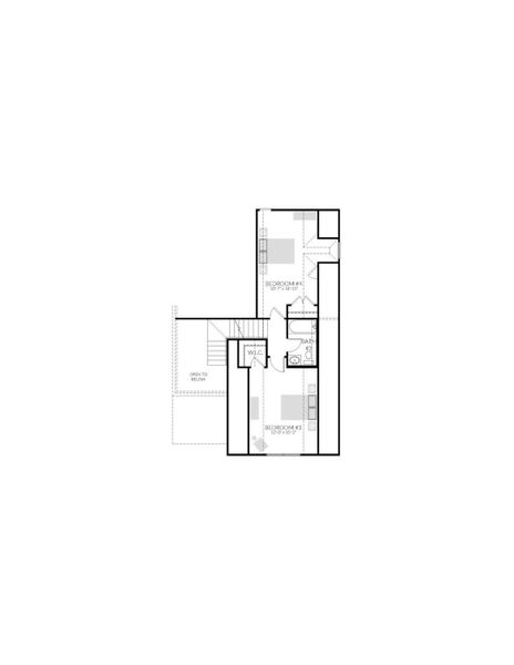 Elm floorplan - upper level