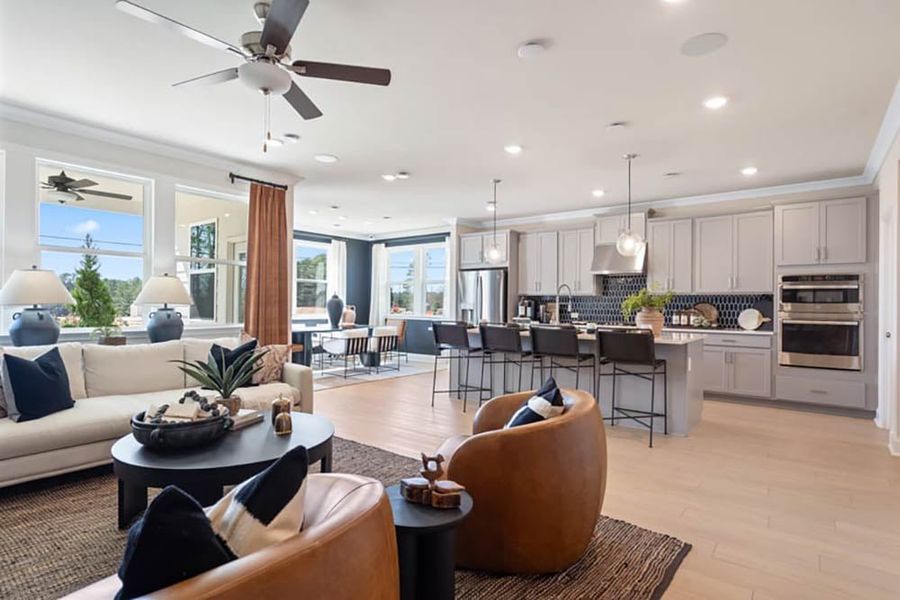 Furnished interior view inside a new home in Stratford Hills, Ball Ground (Image 14).