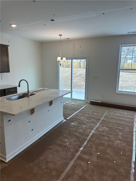 In-progress construction of a new home in Brownstone Park, Easley, SC (Image 13).