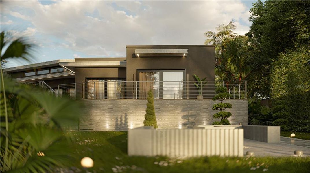 Front exterior of a new home in , Punta Gorda, FL, highlighting curb appeal (Image 17).