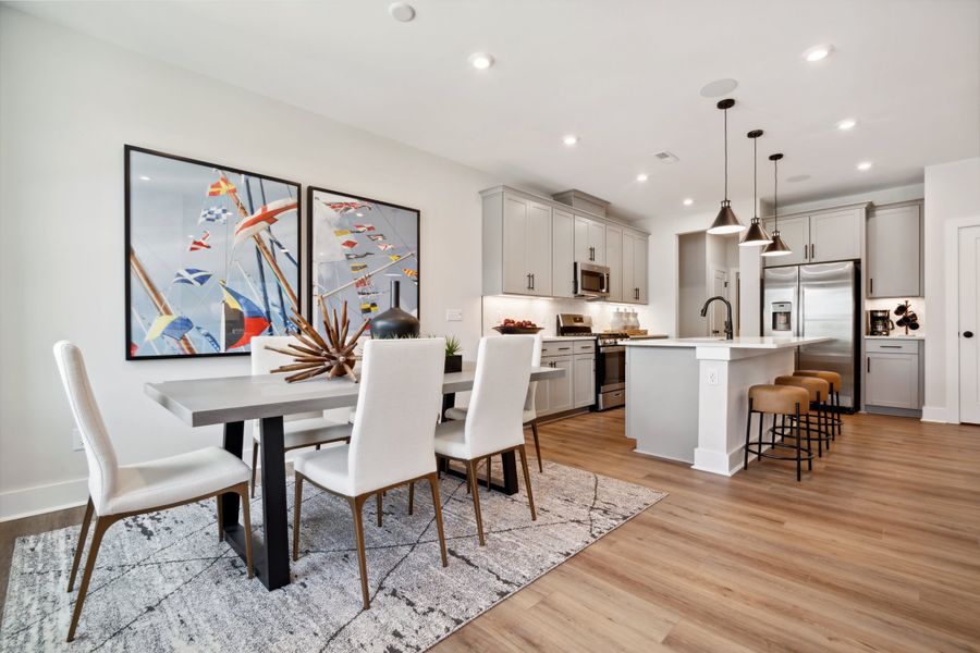 Furnished interior view inside a new home in Seven Oaks, Belmont (Image 4).