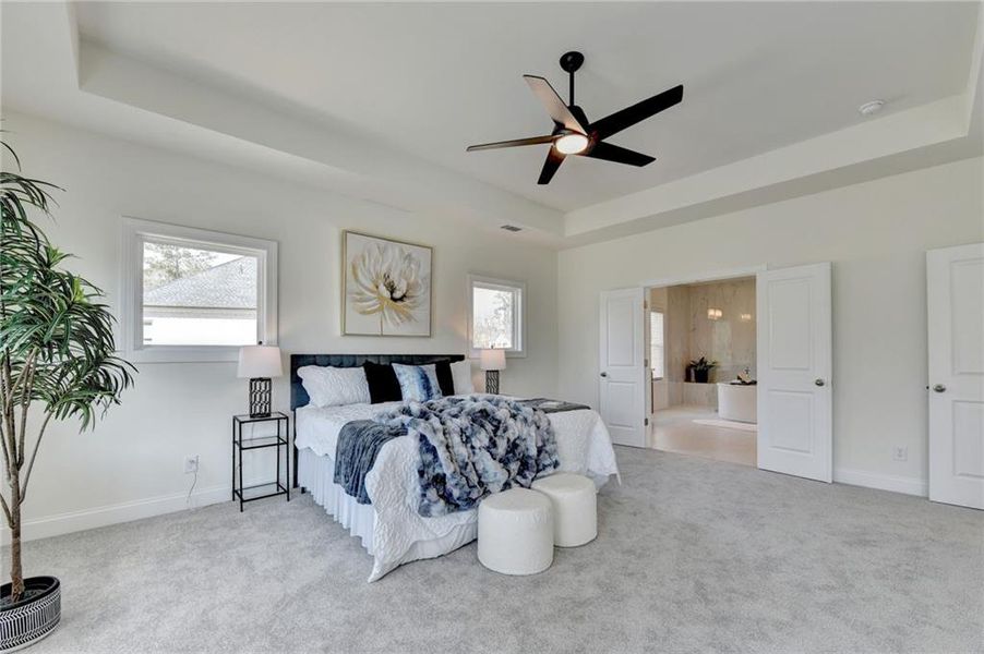 Furnished interior view inside a new home in , Cumming (Image 39).