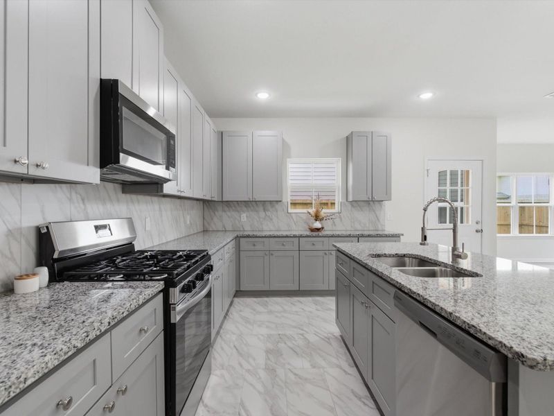 Furnished interior view inside a new home in , Houston (Image 9).