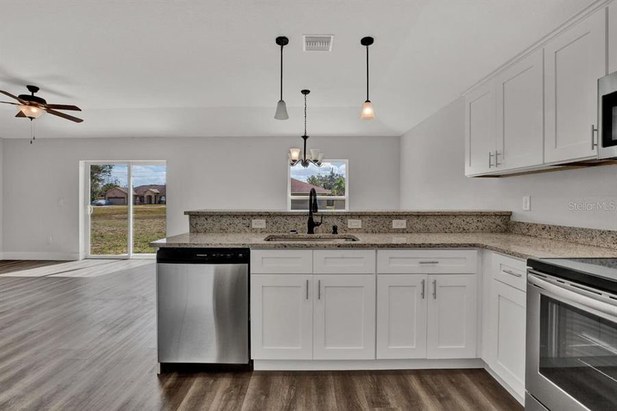 Furnished interior view inside a new home in , Sebring (Image 4).