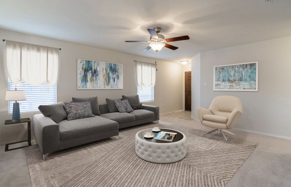 Furnished interior view inside a new home in Clearhaven, Princeton (Image 6). Furnished interior view inside a new home in Clearhaven, Princeton (Image 6).