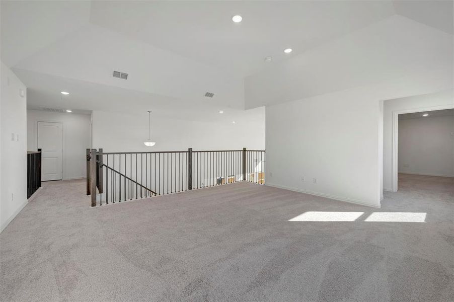 Spacious, unfurnished interior of a new home in Lily Creek at Sutton Fields, Aubrey (Image 23). Spacious, unfurnished interior of a new home in Lily Creek at Sutton Fields, Aubrey (Image 23).