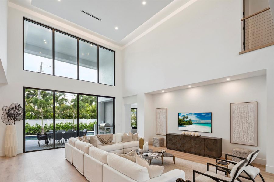 Furnished interior view inside a new home in , West Palm Beach (Image 3).