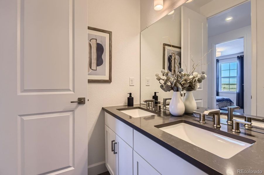 Furnished interior view inside a new home in , Parker (Image 26).