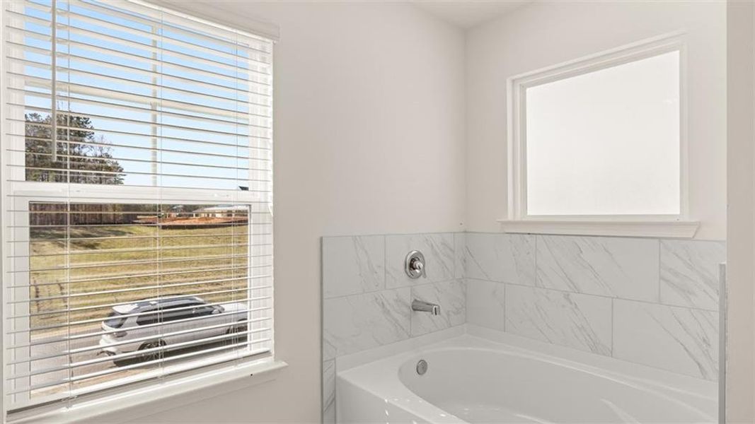 Furnished interior view inside a new home in Brooks Station, Dacula (Image 57).