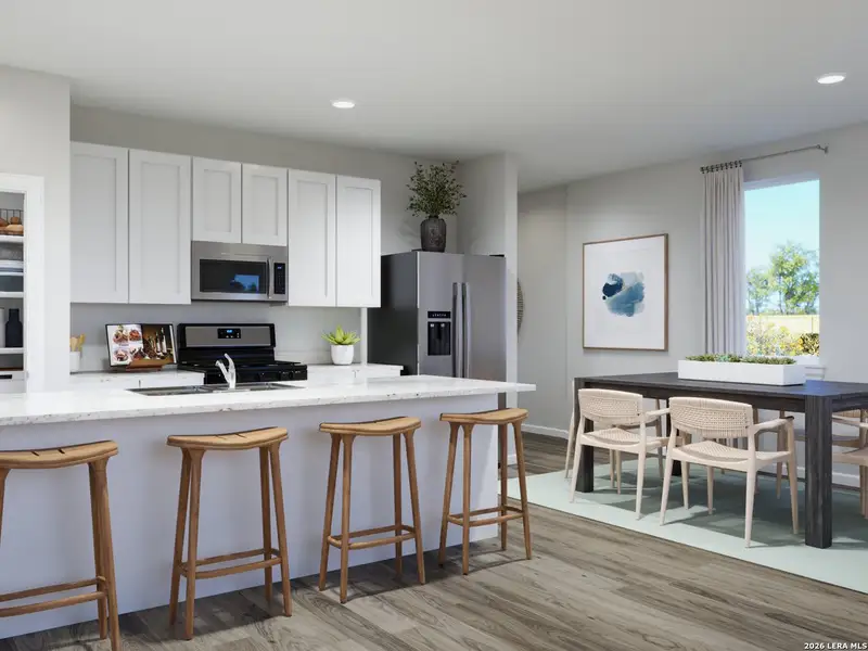 Furnished interior view inside a new home in Melissa Ranch, San Antonio (Image 6).