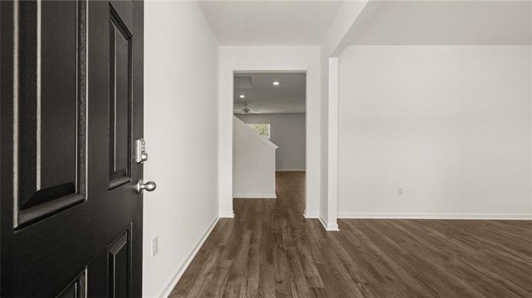 Spacious, unfurnished interior of a new home in Brooks Station, Dacula (Image 33).