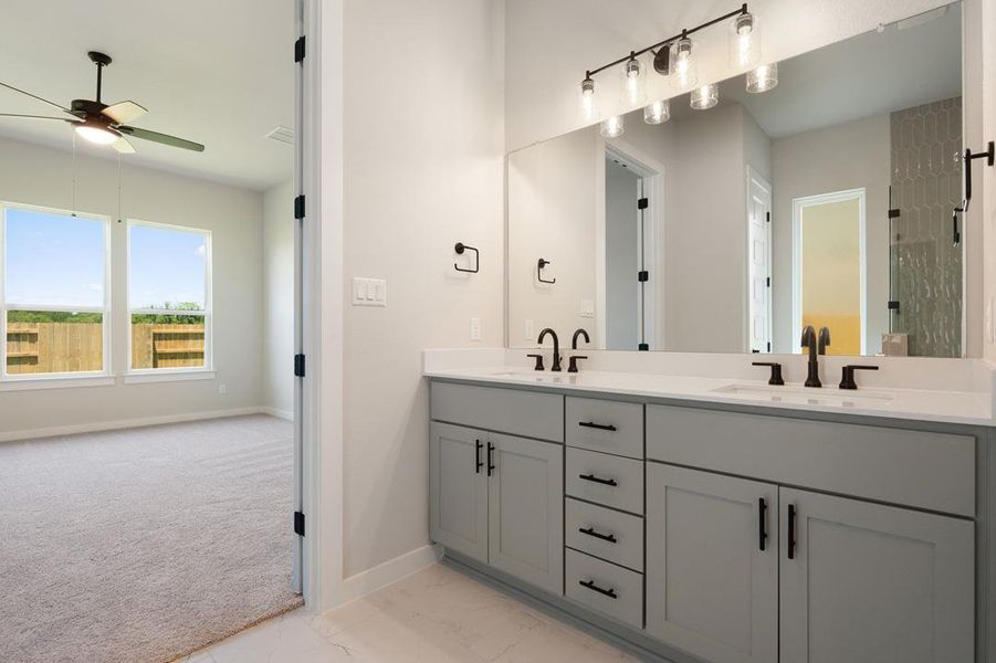 Furnished interior view inside a new home in Lagos Reserve, Manor (Image 12). Furnished interior view inside a new home in Lagos Reserve, Manor (Image 12).