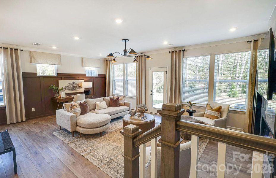 Furnished interior view inside a new home in Galloway Towns, Charlotte (Image 34).