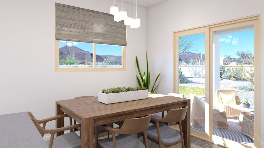 Dining Room | Pima | Bentridge – Canyon Series | New Homes in Buckeye, AZ | Landsea Homes