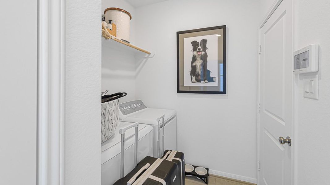 Furnished interior view inside a new home in Redbud, Hockley (Image 14).