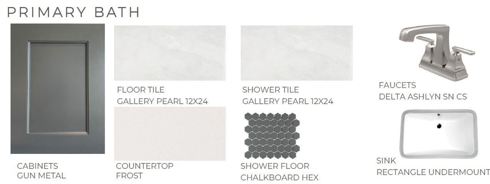 Sample of building materials used in homes in Tompkins Reserve, Katy (Image 4). Sample of building materials used in homes in Tompkins Reserve, Katy (Image 4).