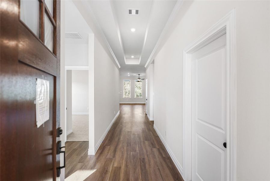 Spacious, unfurnished interior of a new home in Lexington Heights, Willis (Image 23). Spacious, unfurnished interior of a new home in Lexington Heights, Willis (Image 23).