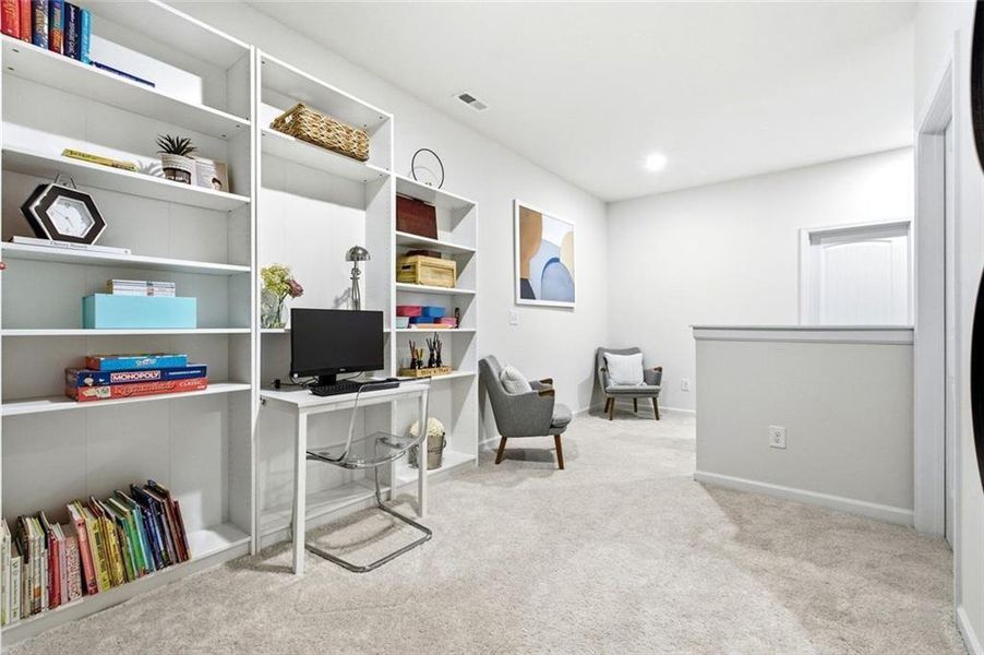 Furnished interior view inside a new home in , Sugar Hill (Image 15). Furnished interior view inside a new home in , Sugar Hill (Image 15).