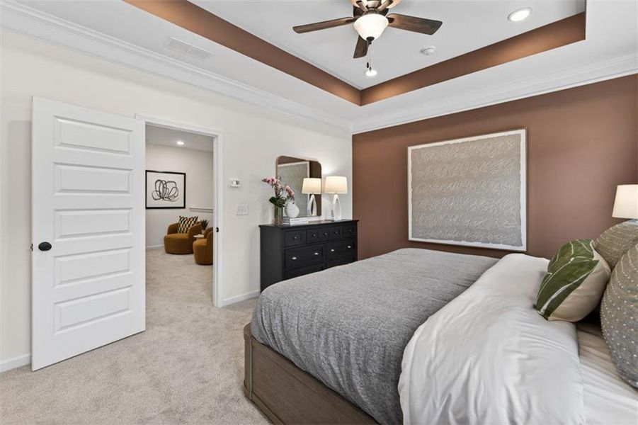 Furnished interior view inside a new home in Fuller Station, Loganville (Image 5).