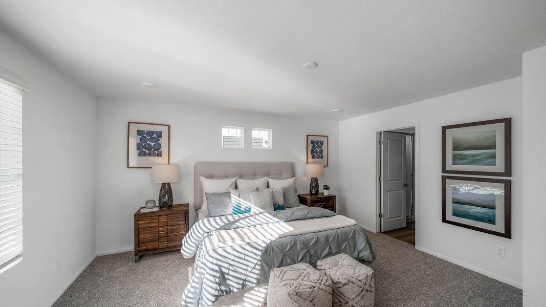 Furnished interior view inside a new home in Green Valley Ranch, Aurora (Image 35).