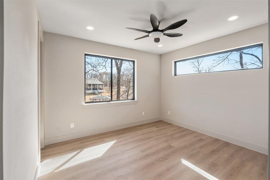 2nd bedroom with lake view on 2nd floor