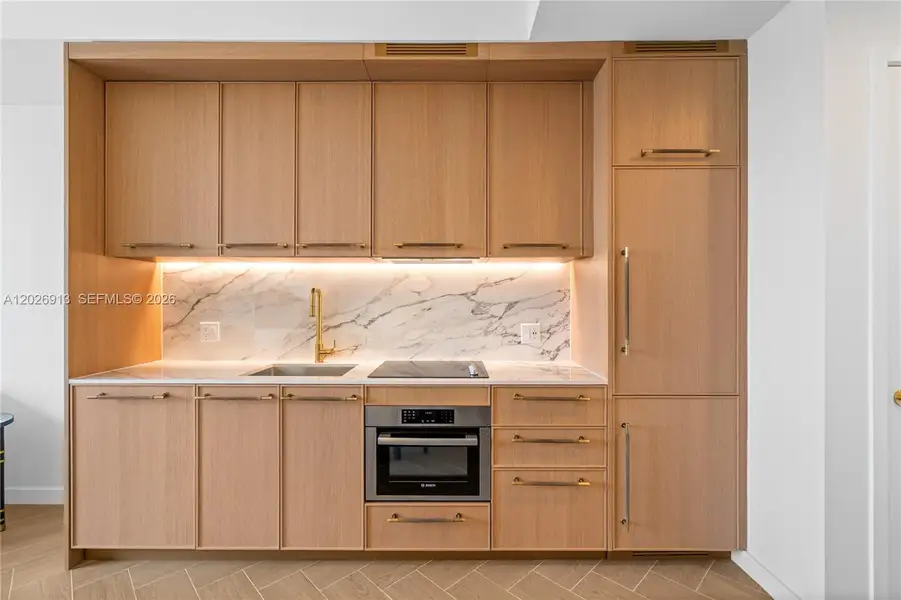 Furnished interior view inside a new home in , Miami (Image 11).