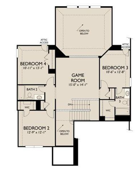 They Tyler floor plan