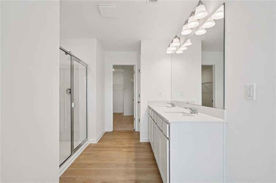 Furnished interior view inside a new home in Leydenview, Mableton (Image 13).