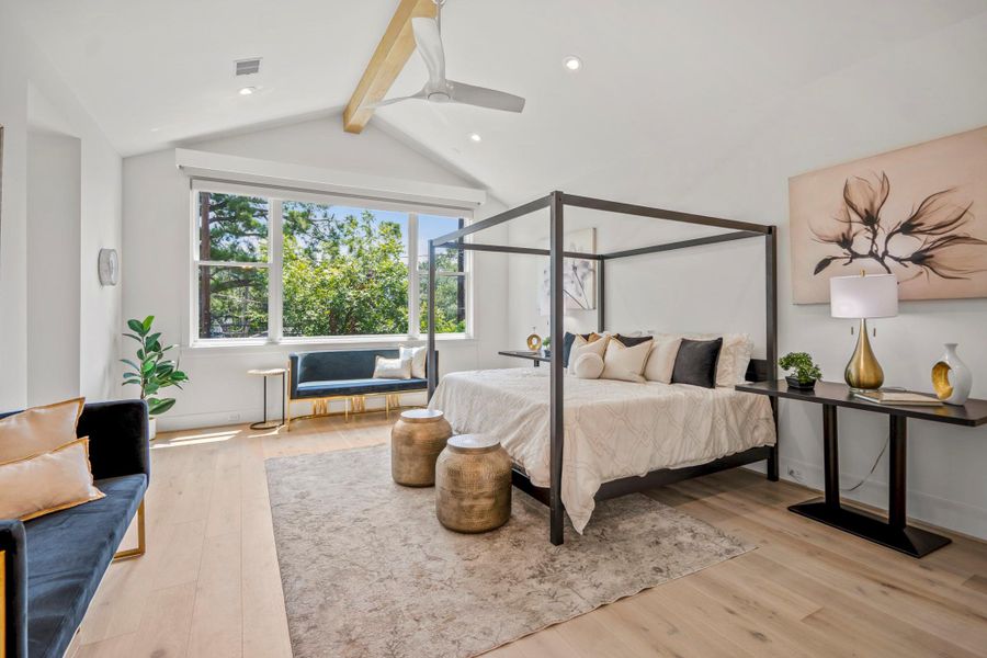 Furnished interior view inside a new home in , Houston (Image 38).