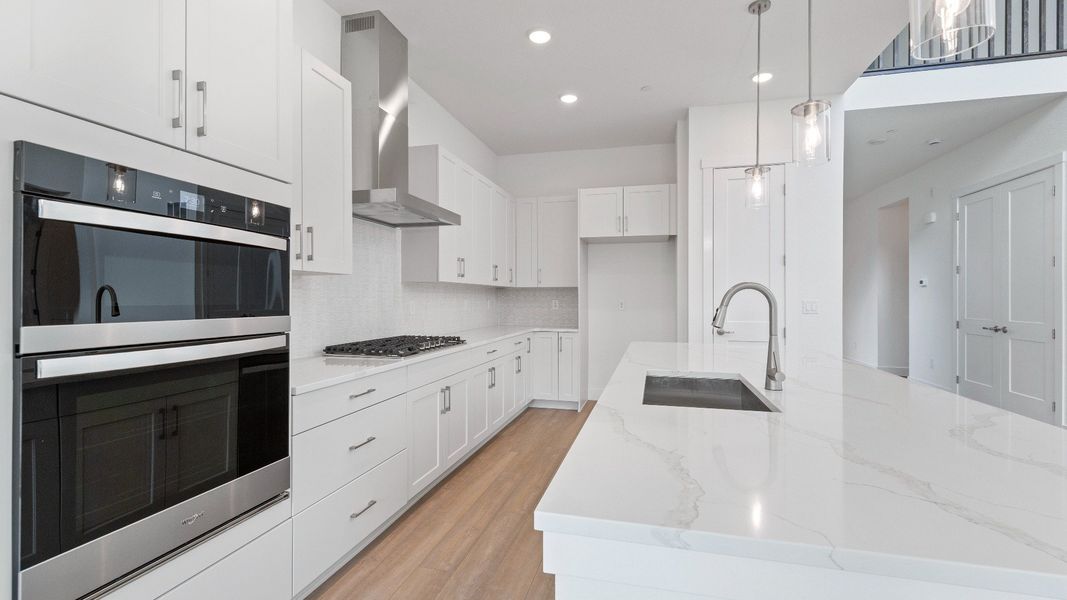 Furnished interior view inside a new home in Dillon Pointe - Journey, Broomfield (Image 15).