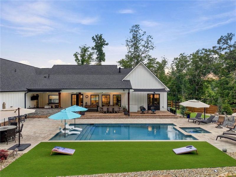 Exterior details and patio area of a home in , Ball Ground (Image 30). Exterior details and patio area of a home in , Ball Ground (Image 30).