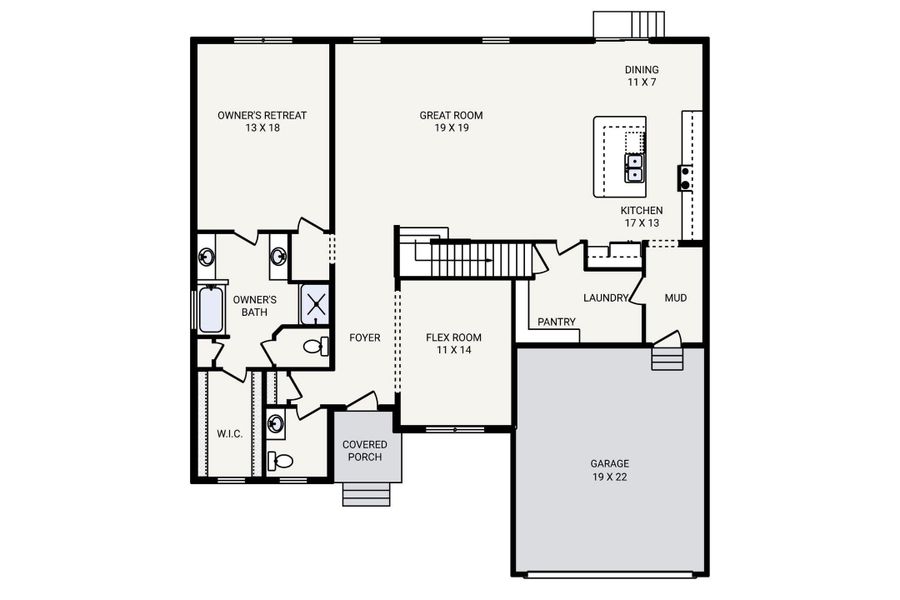 2D floor plan layout of this home in , Moncks Corner, SC (Image 6).