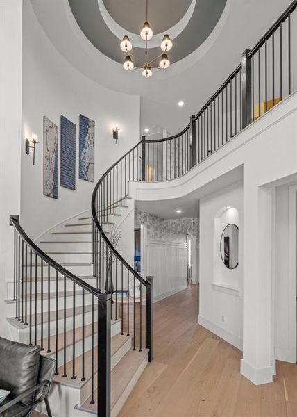 Furnished interior view inside a new home in East Village - Classic Series, Frisco (Image 24).