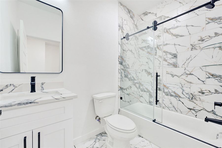 Furnished interior view inside a new home in , Houston (Image 8).