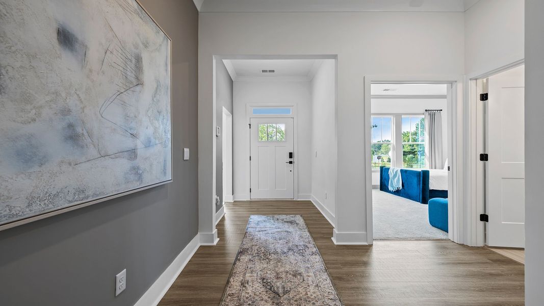 Spacious, unfurnished interior of a new home in Adams Glen, Greenville (Image 22).