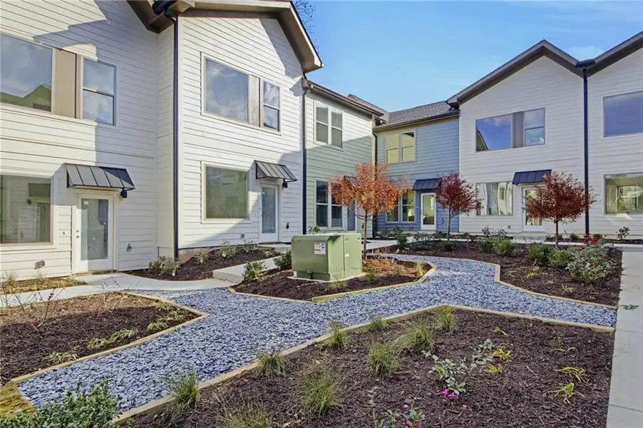 Exterior details and patio area of a home in , Atlanta (Image 3).