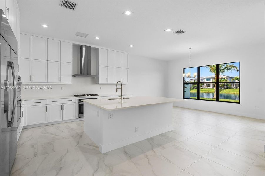 Furnished interior view inside a new home in Lotus Edge, Boca Raton (Image 6). Furnished interior view inside a new home in Lotus Edge, Boca Raton (Image 6).