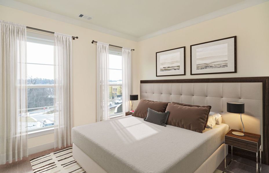 Second Bedroom on Second Floor  in new home construction at Skyline by John Wieland Homes Nashville