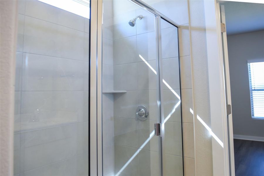 Walk-in shower in Primary Bath Walk-in shower in Primary Bath
